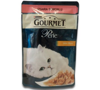 Gourmet Perle Izgara Somonlu 85 gr Kedi Maması kullananlar yorumlar